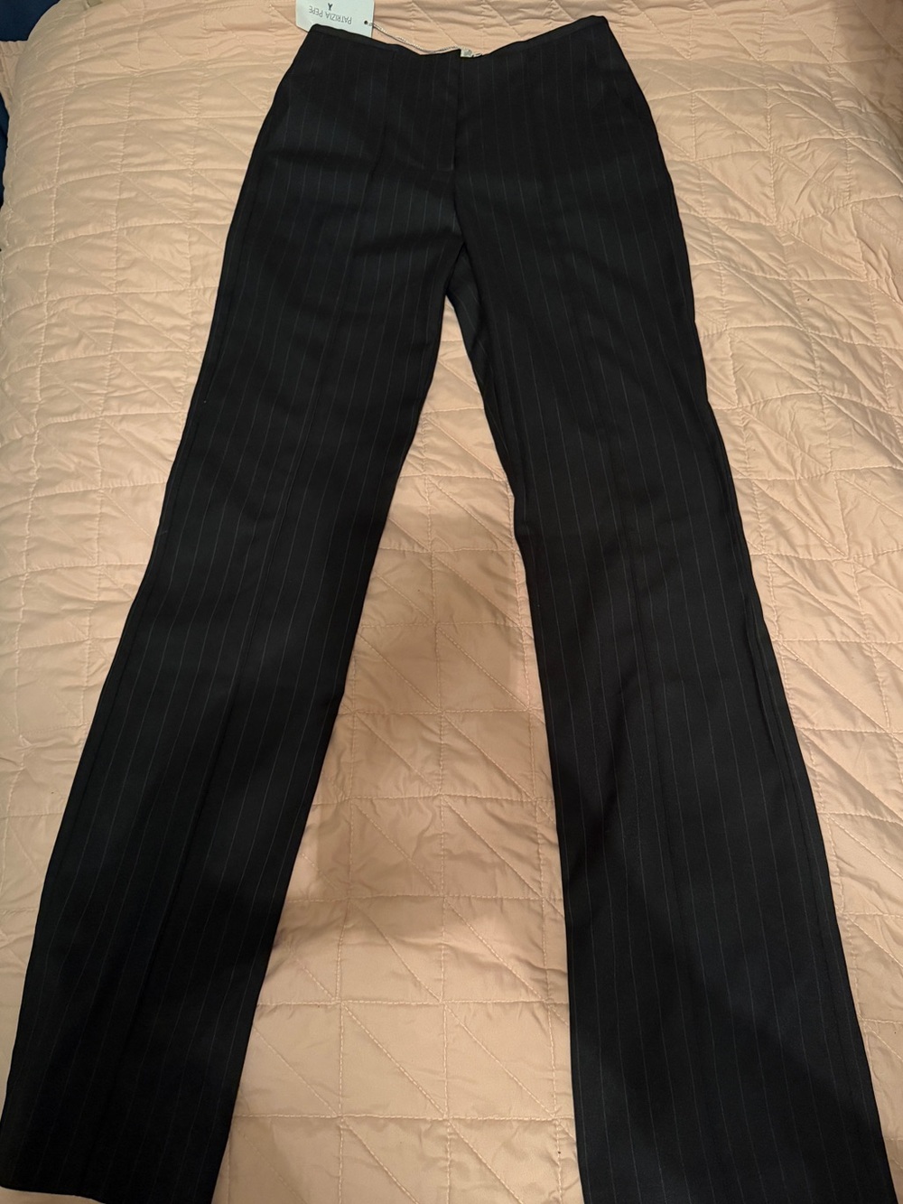 Patrizia Pepe Mad in Italy Pinstriped Trousers Size 38 US 0